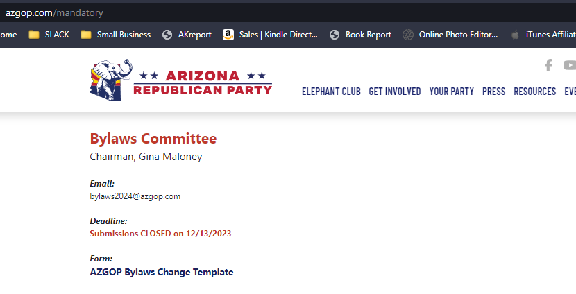 Jeff Dewit Up to Dishonest Bylaw Shenanigans? And Make Maricopa RINO Again